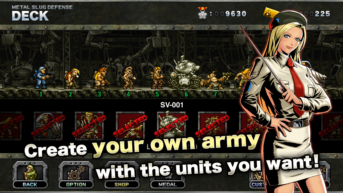 Cuplikan Layar Game METAL SLUG DEFENSE