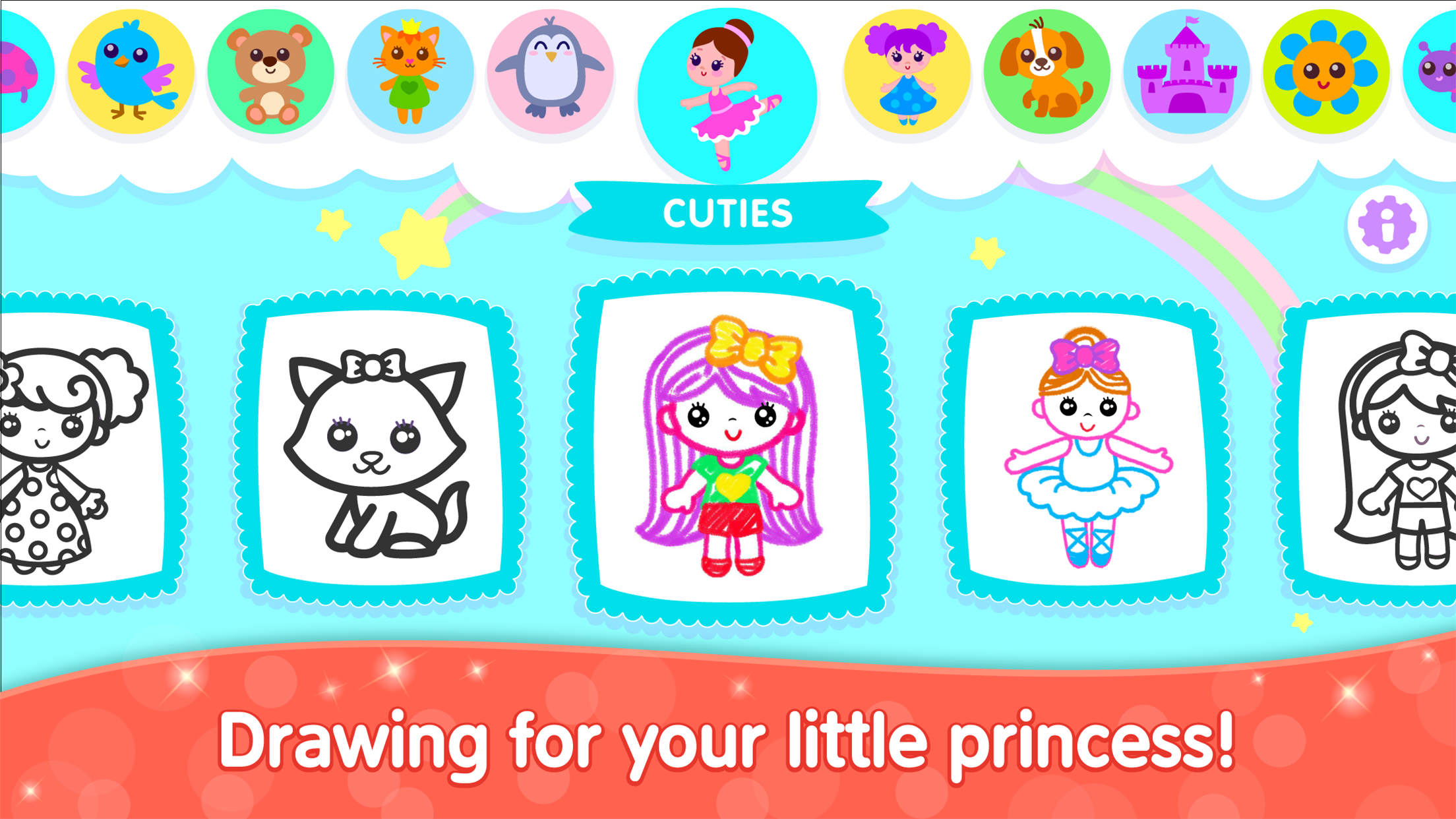 Screenshot 1 of Bini Game Drawing for kids 應用程序 2.9.0