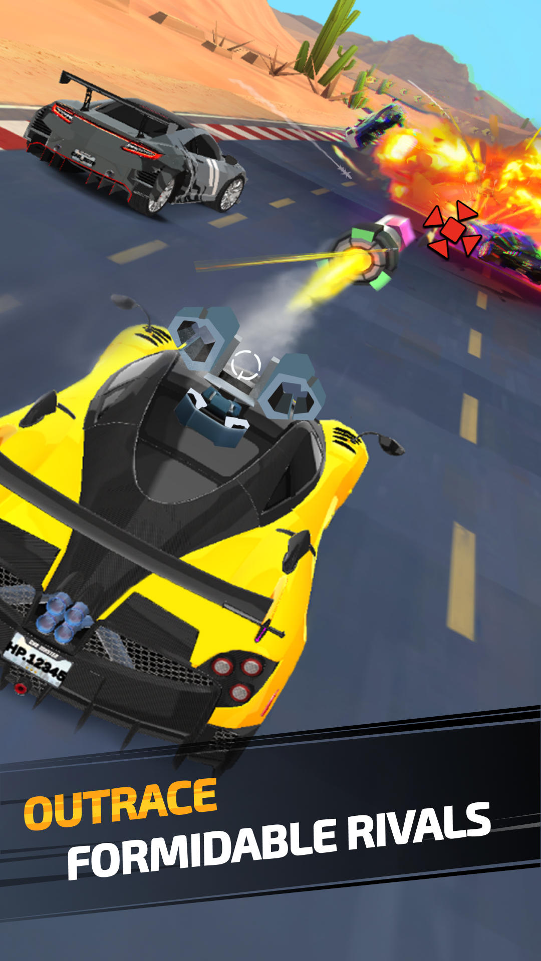 Racing Fury: Car Battle PvP ภาพหน้าจอเกม