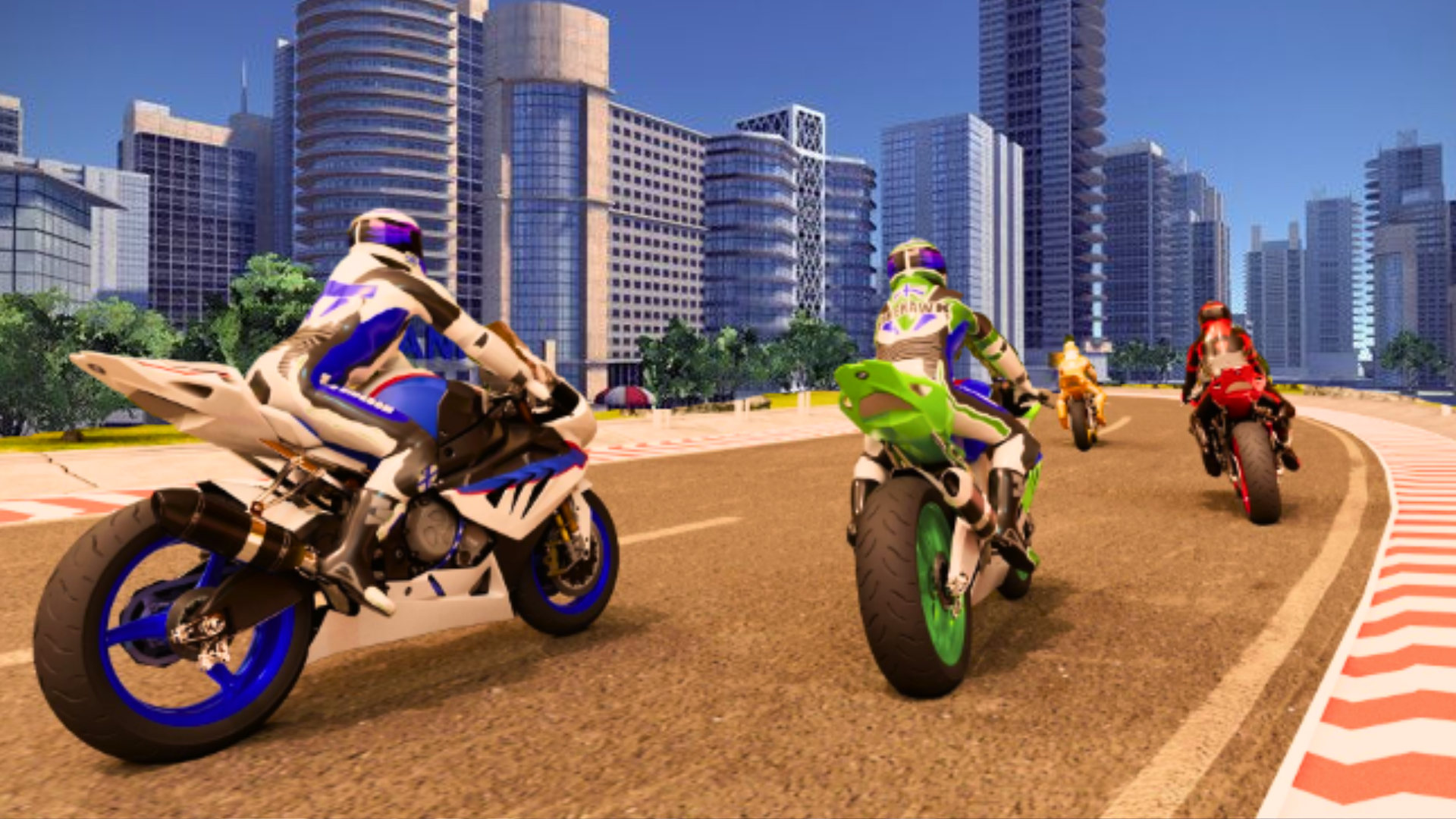 Screenshot of Rally Bike Racing-Moto Race 3D