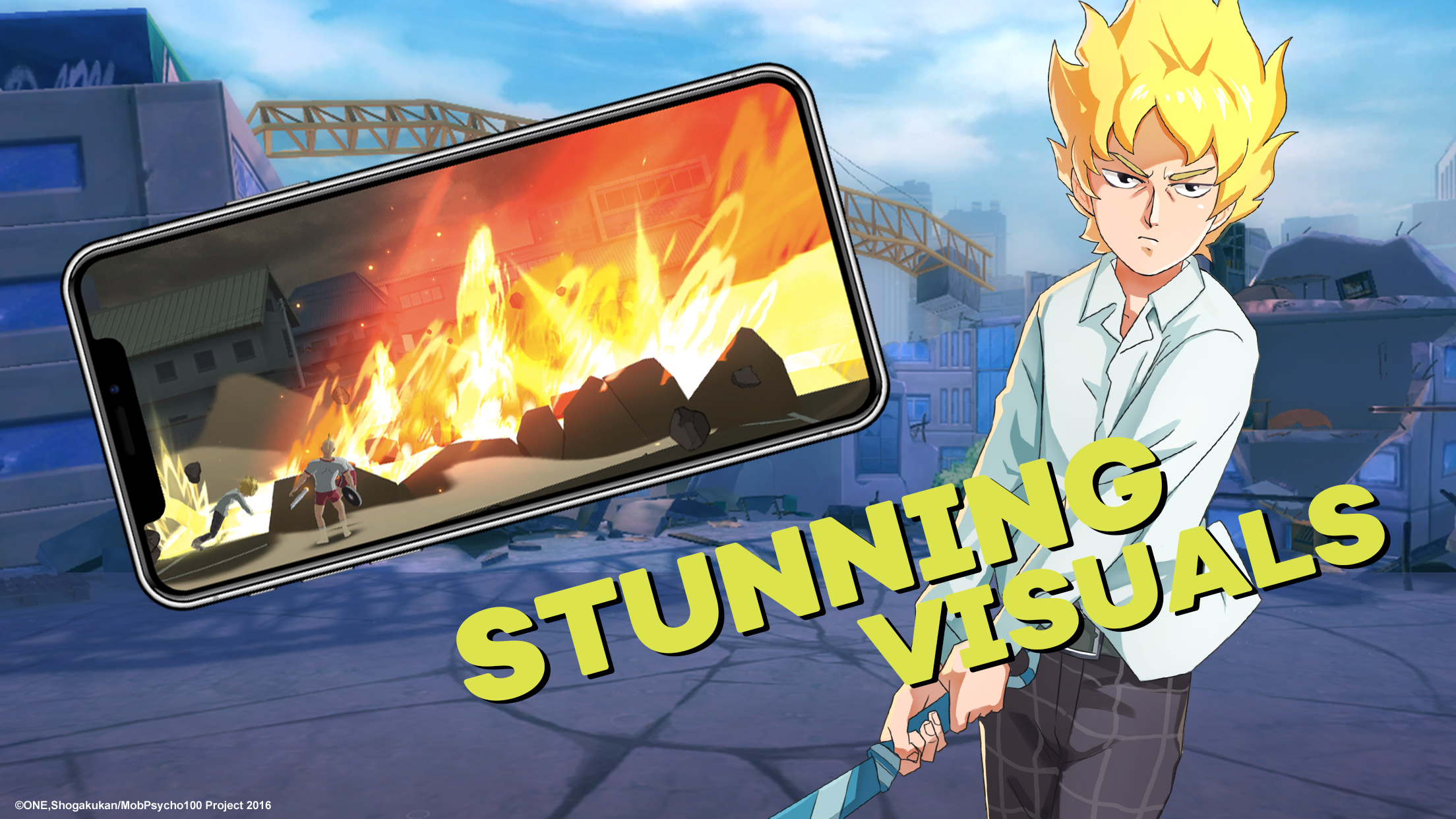 Mob Psycho 100: Psychic Battle Game Screenshot