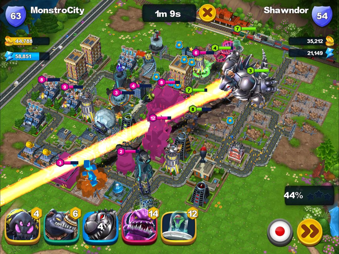 Screenshot of MonstroCity: Rampage