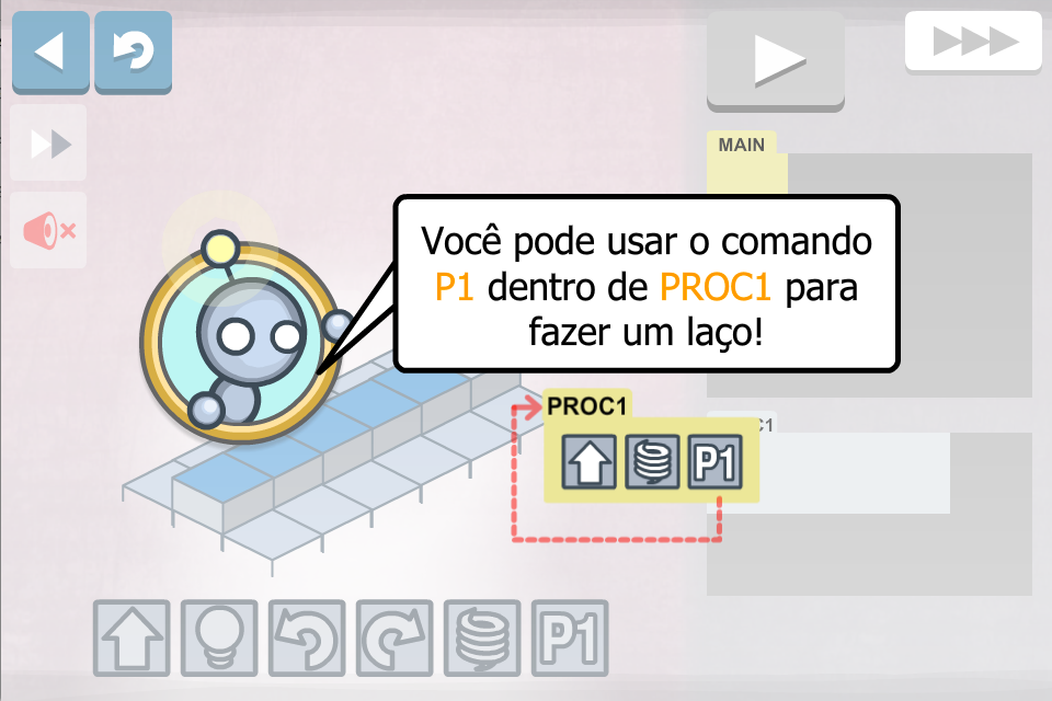 Captura de Tela do Jogo Light-bot