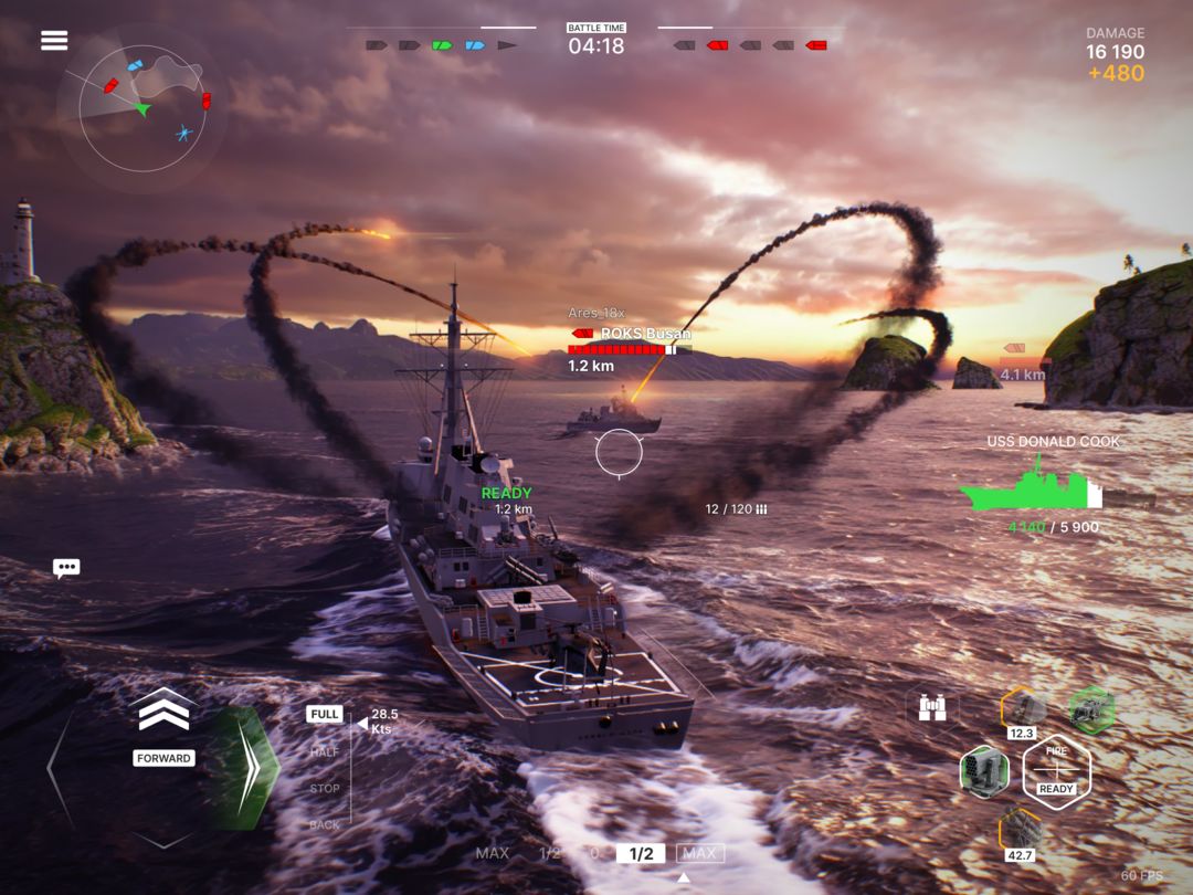 Screenshot of Warships Mobile 2 : Open Beta