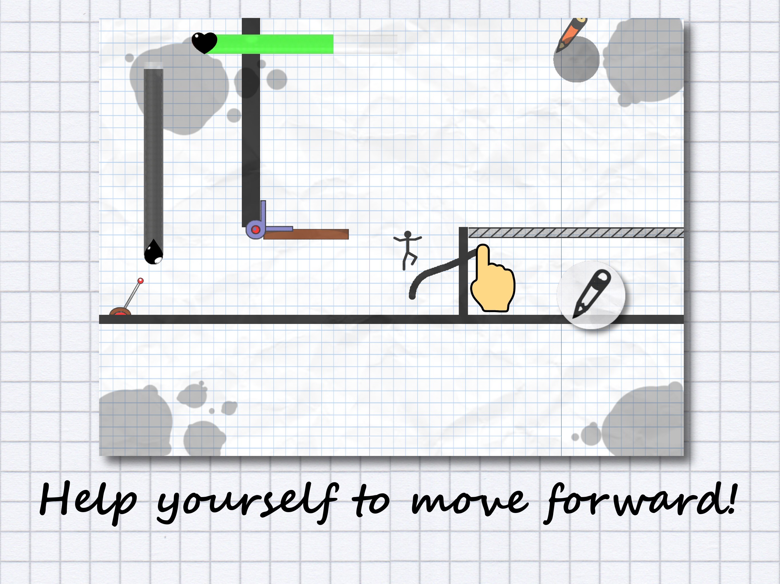 Adventures of Stickman Game Screenshot