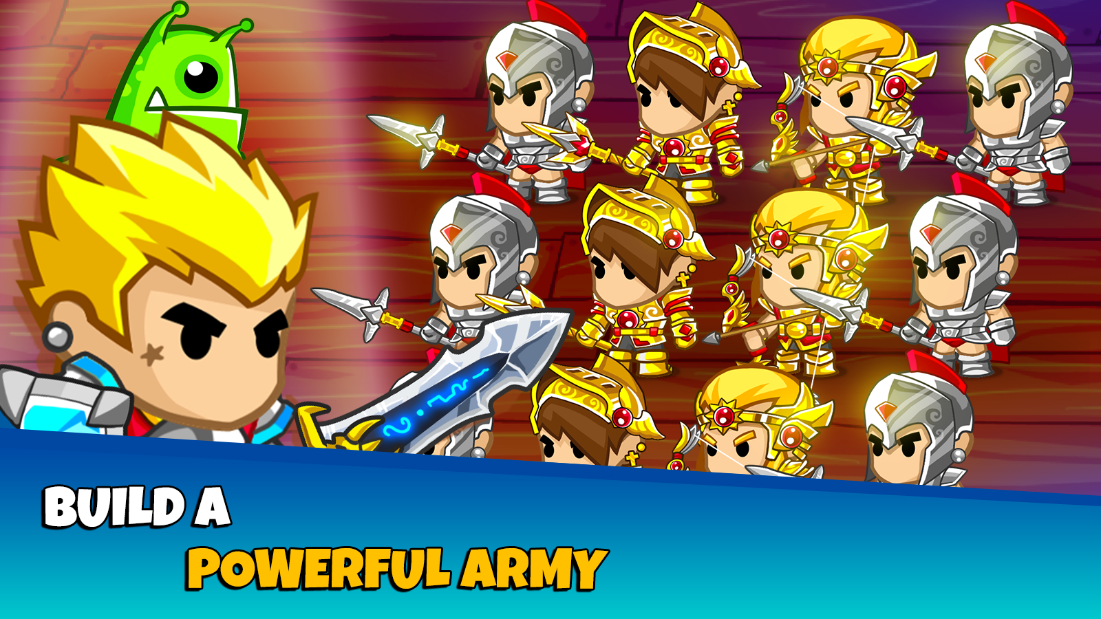 Pocket Army: Royale Knight Crusher Game Screenshot