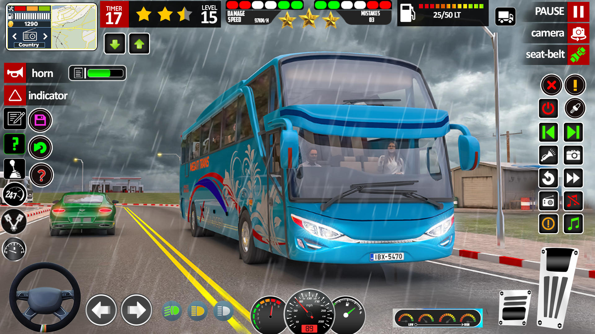 Euro Bus Driving Bus Simulator Game Screenshot