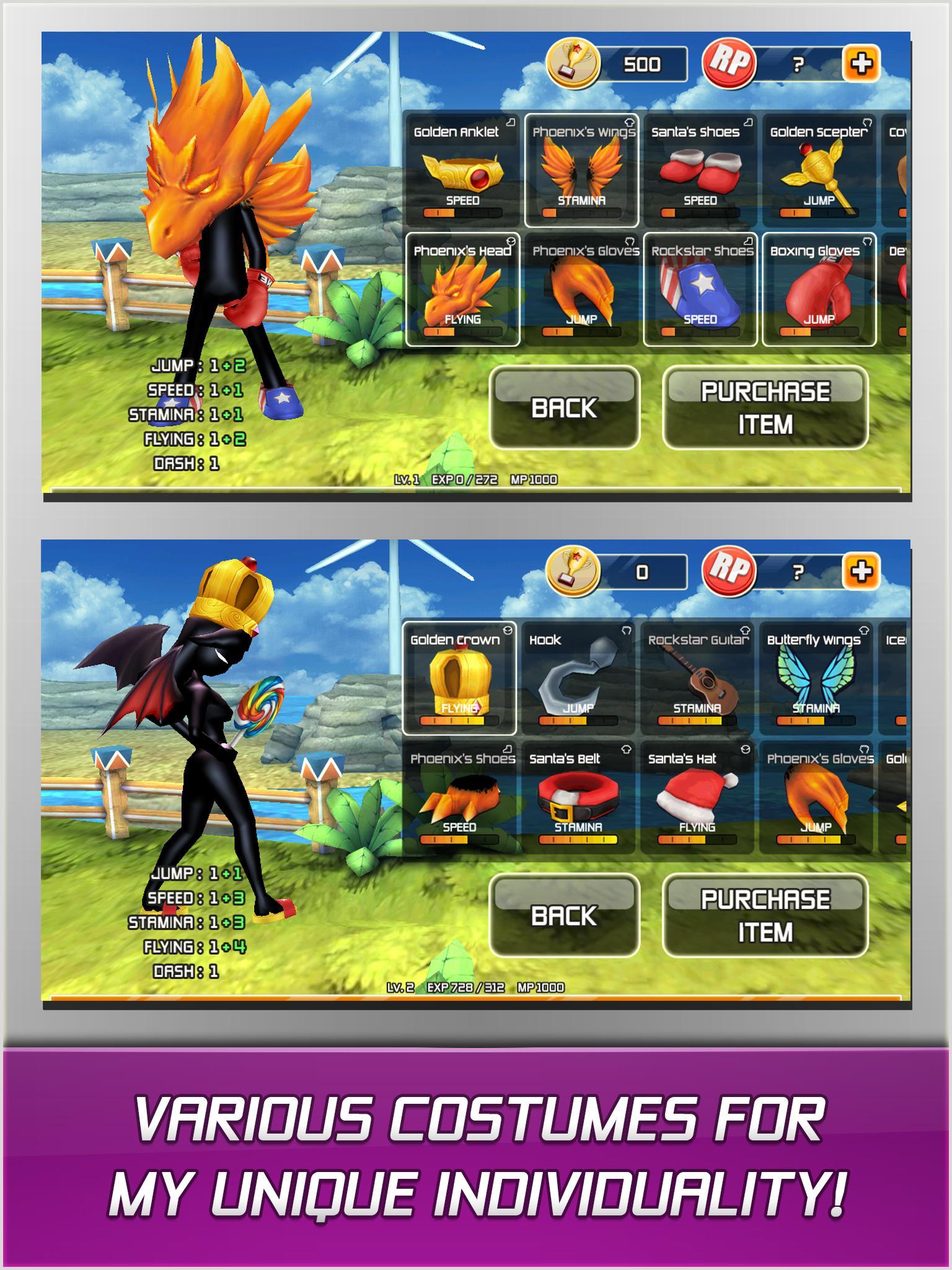 Cuplikan Layar Game RUN'n'FLY