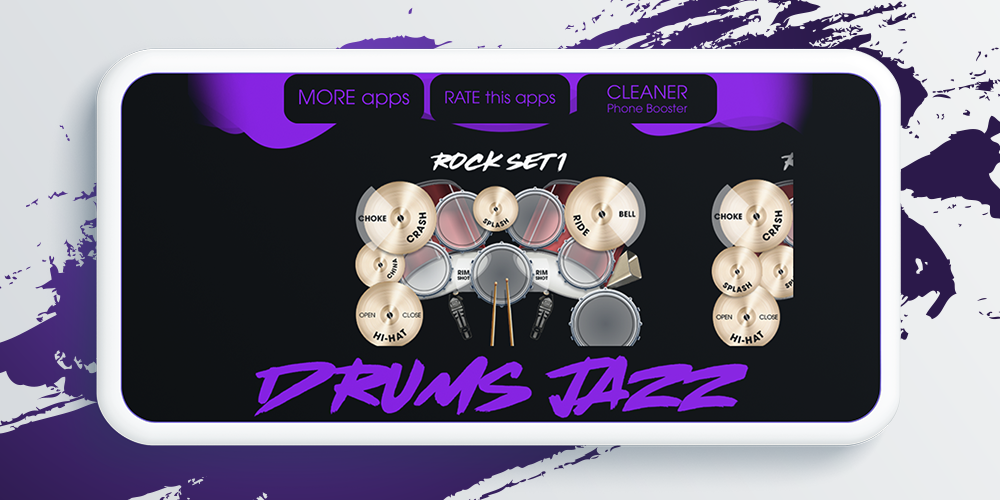 Screenshot 1 of Echtes Schlagzeug - Echter Schlagzeug-Simulator 