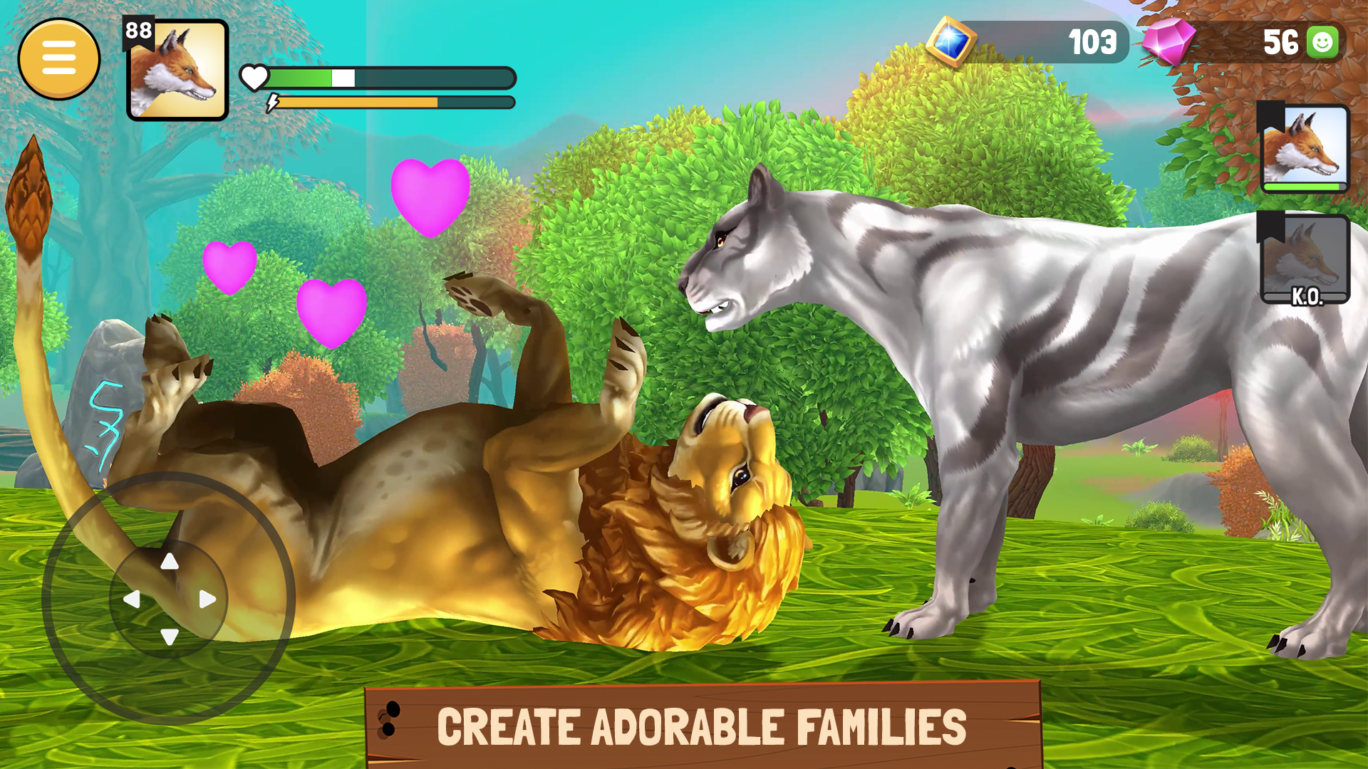 Animal Kingdoms: Wolf Sim MMO Game Screenshot