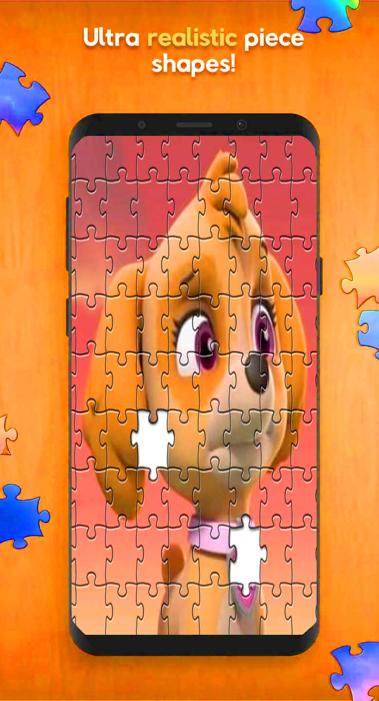 Jigsaw Puzzle Dog Patrol Game Screenshot