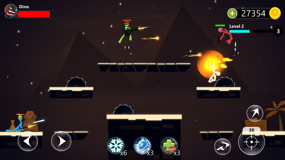 Stickman Fighter Infinity ภาพหน้าจอเกม