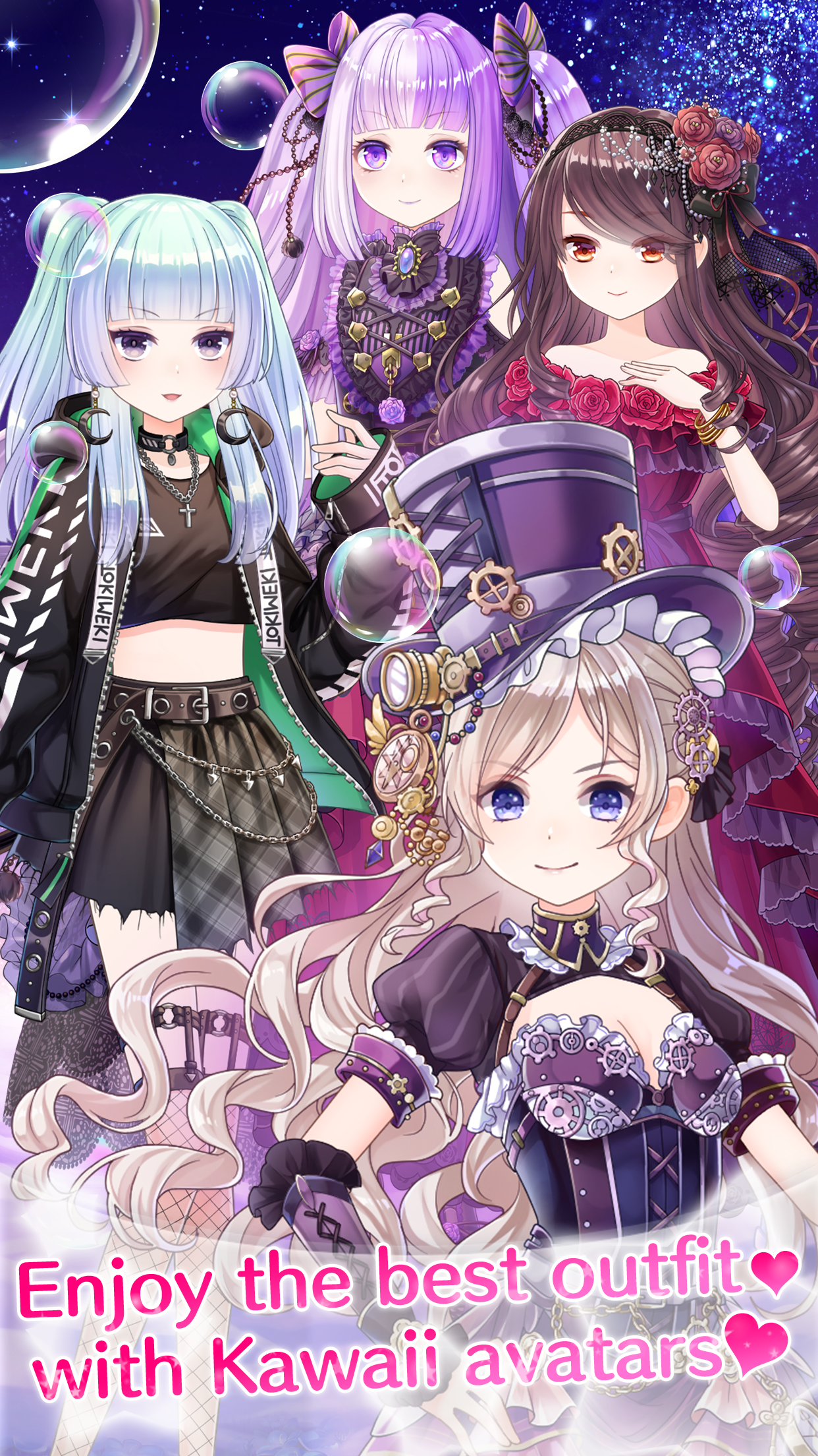 Cuplikan Layar Game CocoPPa Dolls　-Dress Up Avatar-