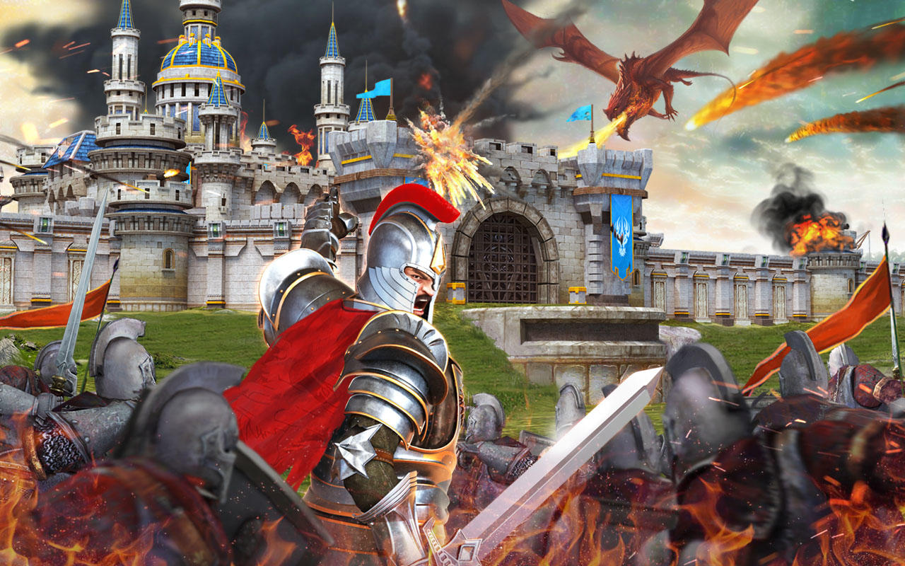 Clash of Empires : Throne Wars Game Screenshot