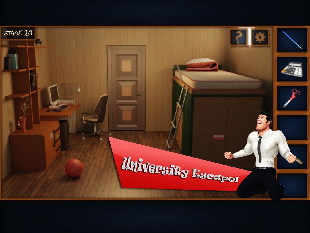 University Escape 게임 스크린 샷