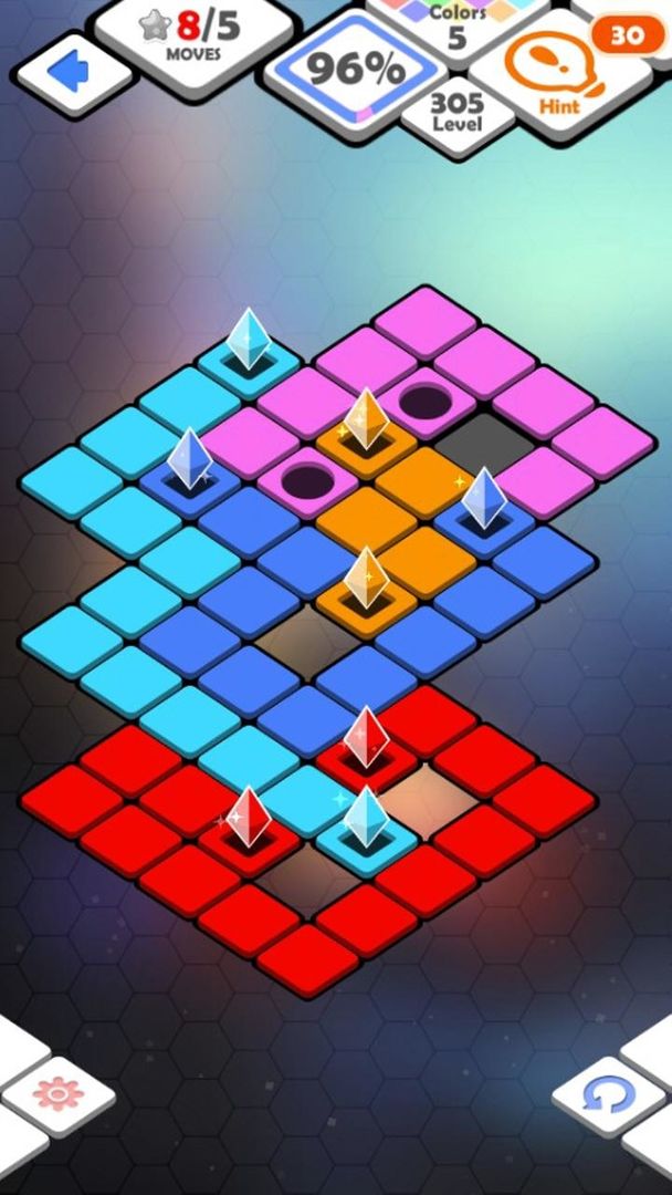 顏色鏈接拼圖 - Color Link  Puzzle遊戲截圖