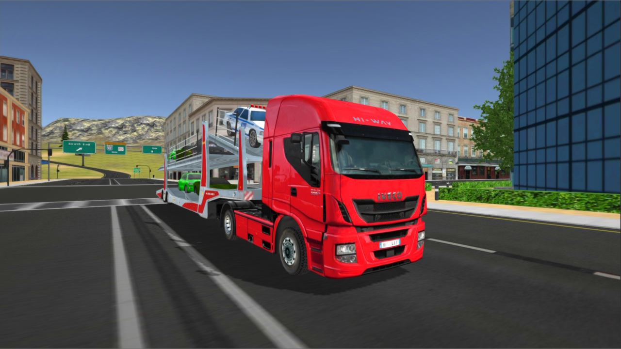 Truck Driver City Simulator Game Screenshot
