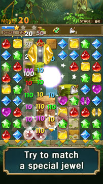 Jewels Jungle : Match 3 Puzzle Game Screenshot