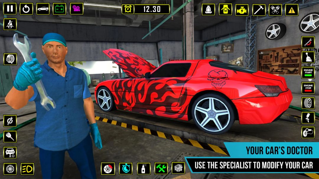 자동차 용 시뮬레이터 게임 3D 게임 스크린 샷