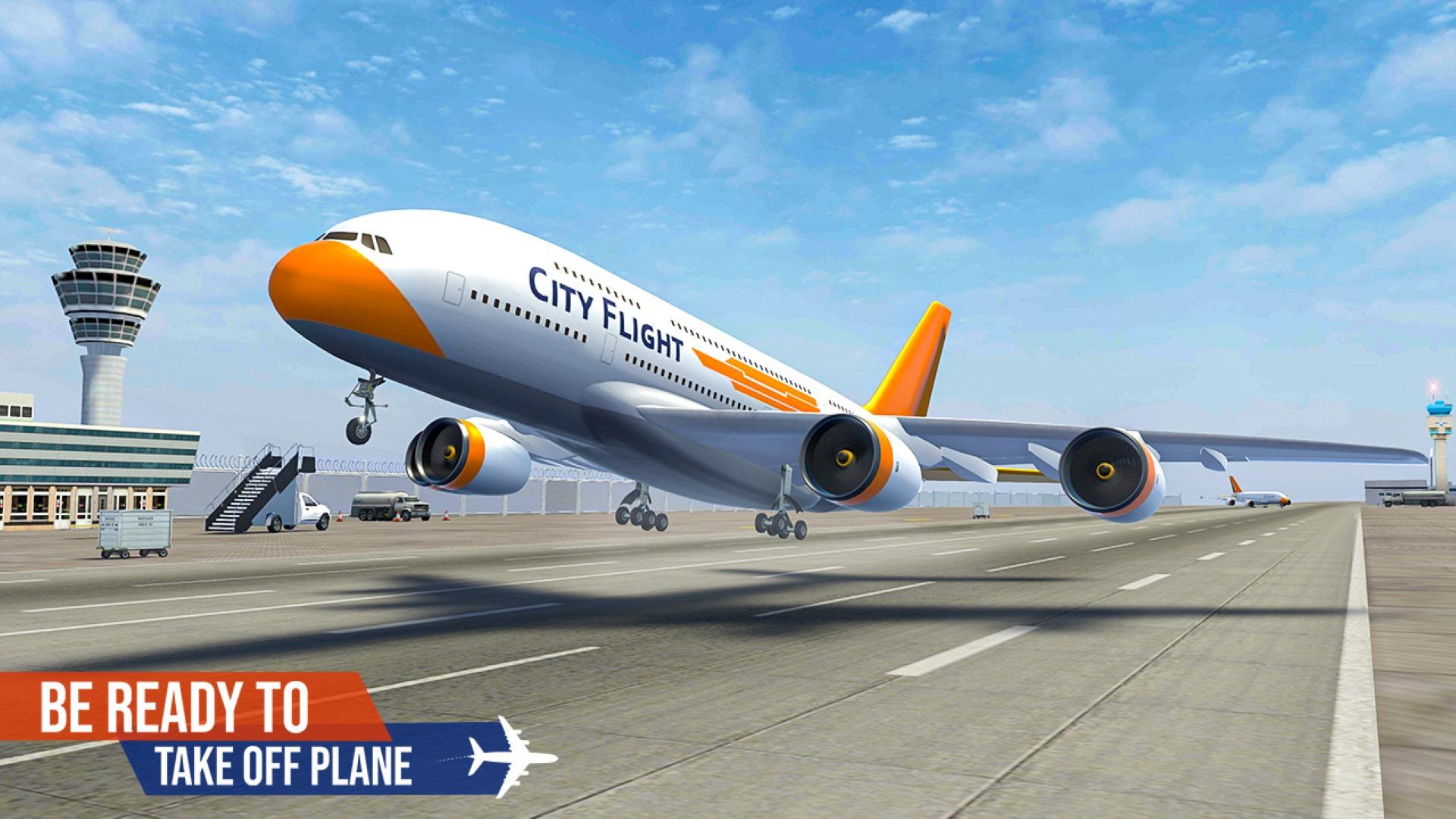 Banner of Echtes Flugzeug: 3D-Flugspiel 3.1.4