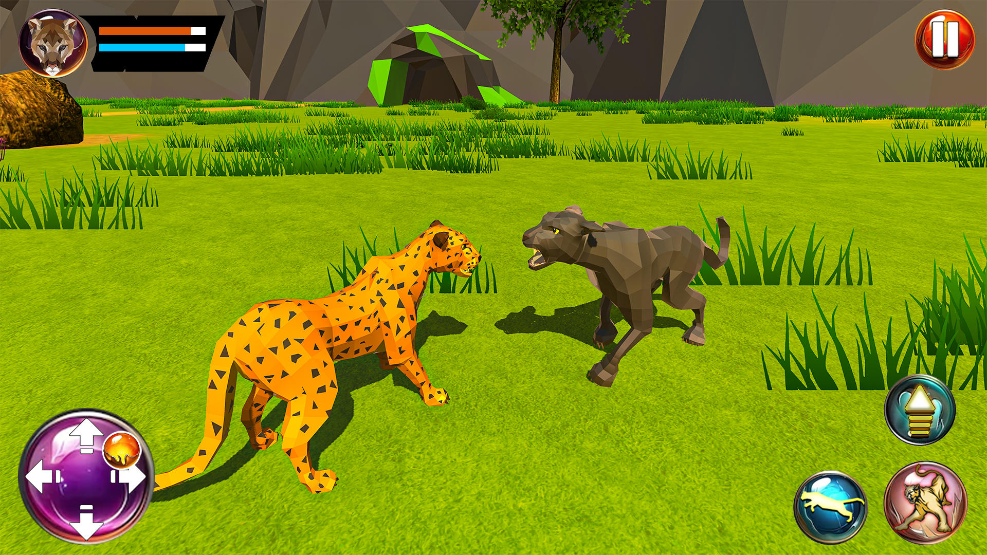 Leopard Games Sim: Cougar Life 게임 스크린샷