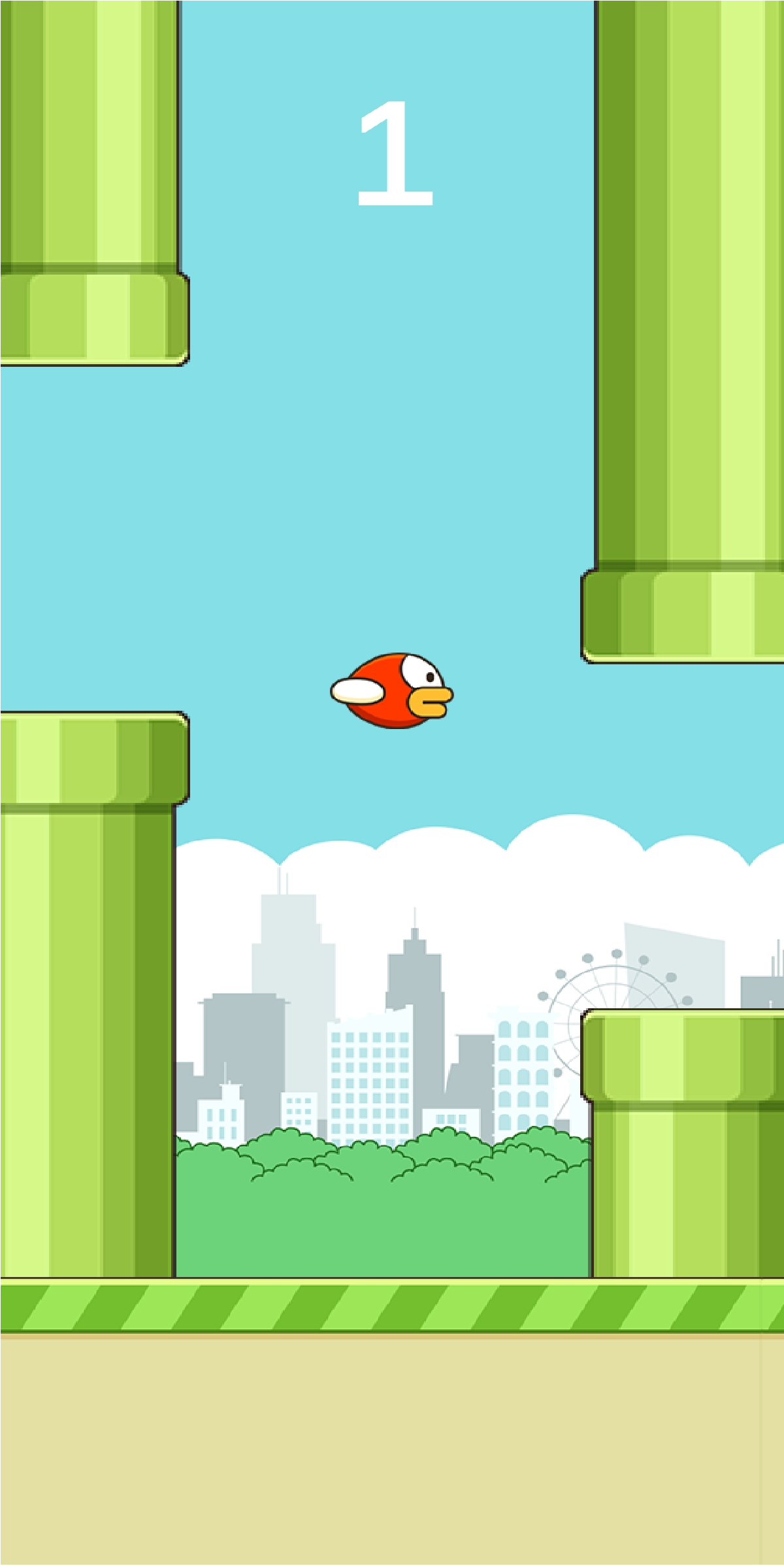 Captura de Tela do Jogo MJLappy Bird