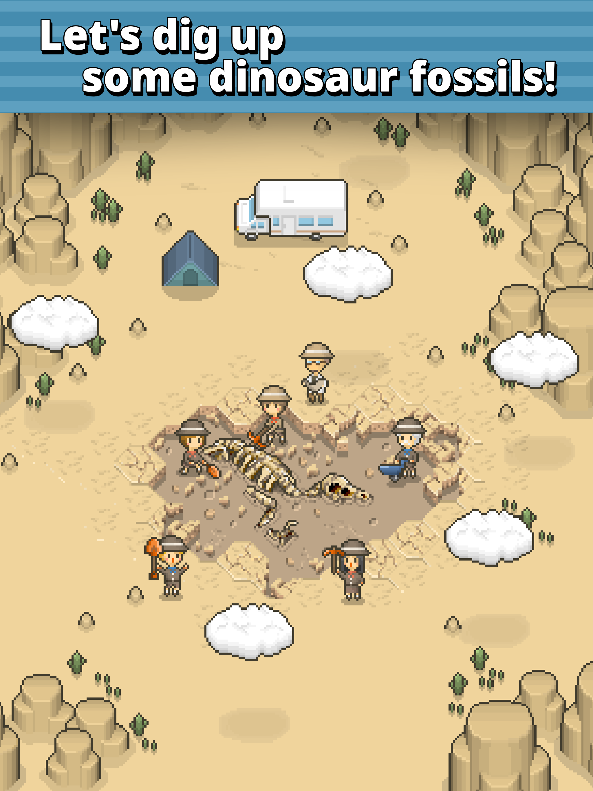 Скриншот игры TAP! DIG! MY MUSEUM!