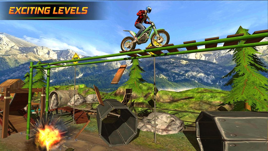 자전거 스턴트 경주 Bike Stunts Racing 게임 스크린 샷