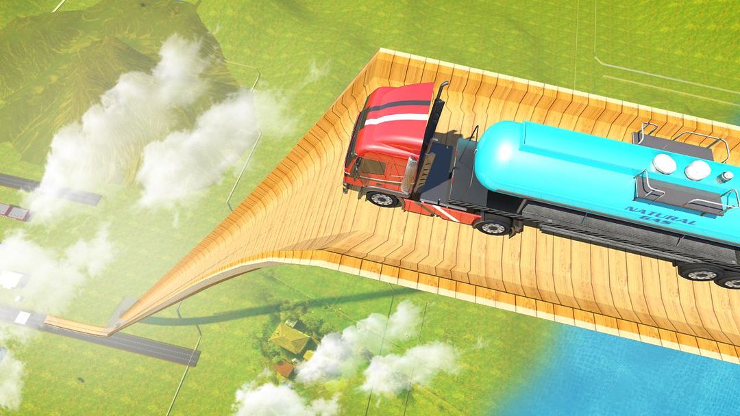 Mega Ramp - Oil Tanker Truck Simulator 게임 스크린 샷