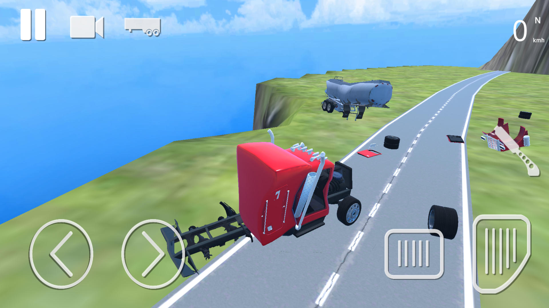 Cuplikan Layar Game Truck Crash Simulator Accident