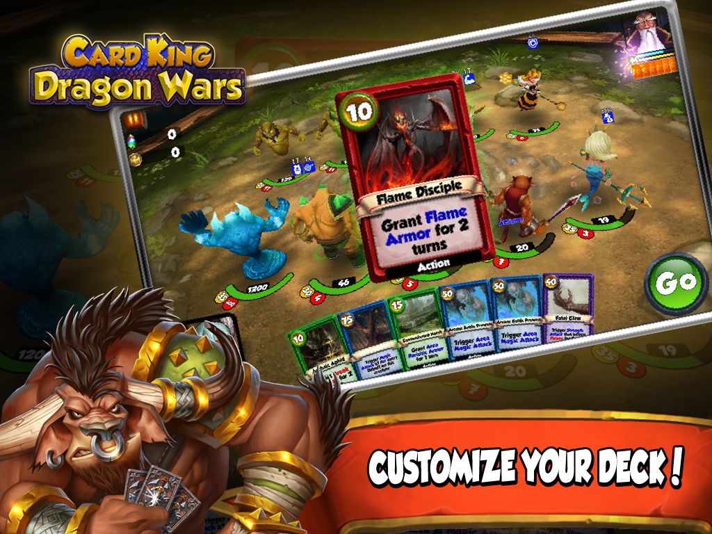 カードキング: Dragon Wars ภาพหน้าจอเกม