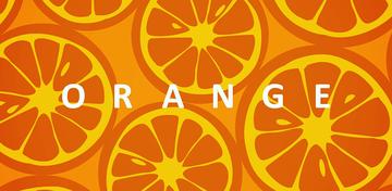 Banner of orange 