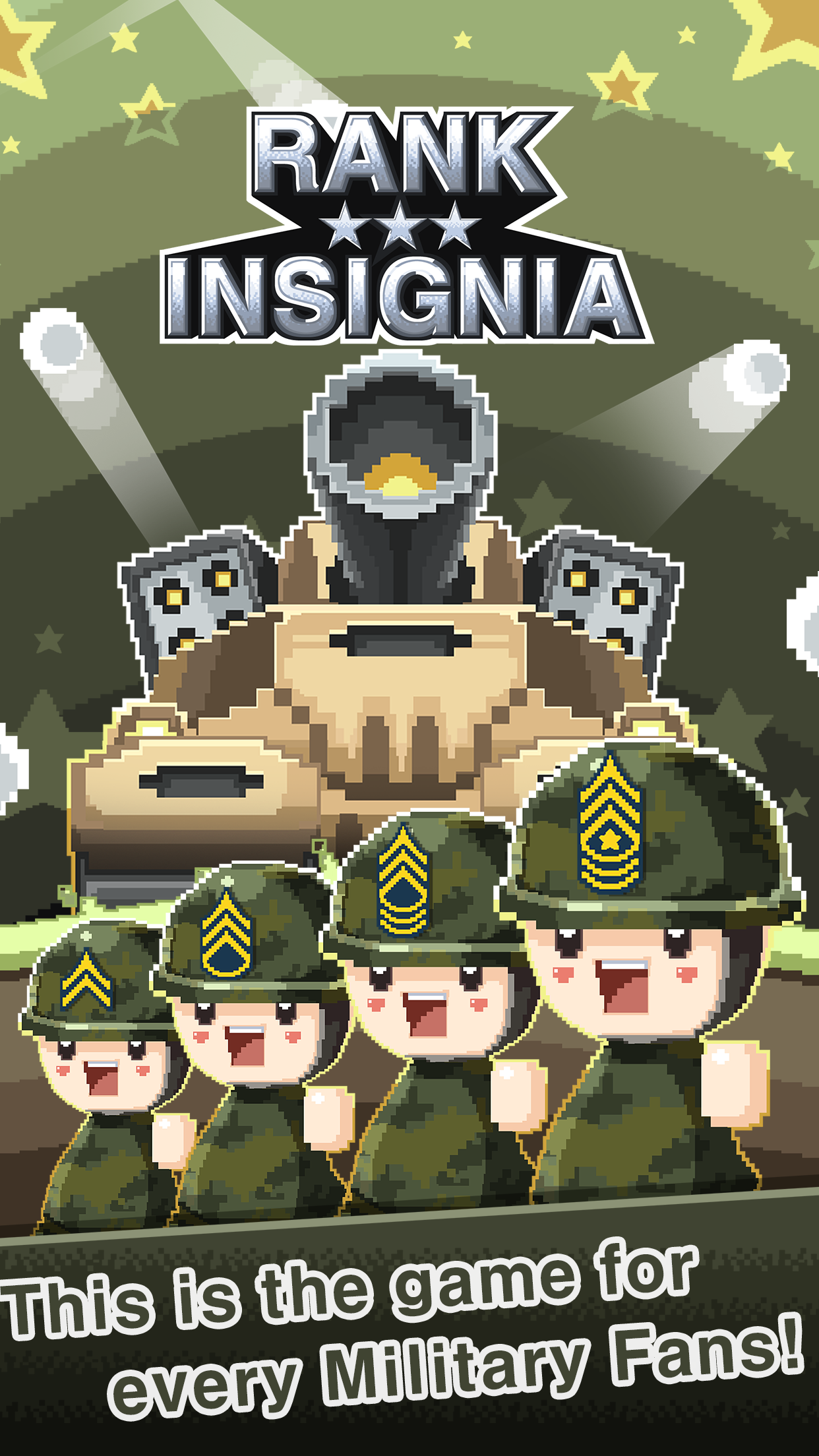 Raising Rank Insignia Game Screenshot