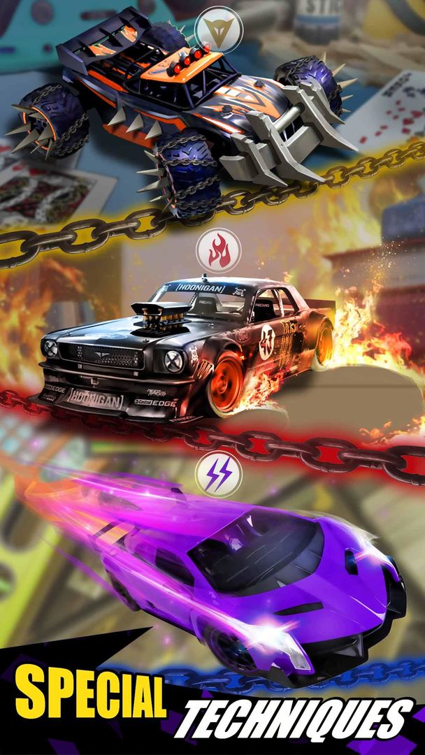 Screenshot of Toy Car Burnout