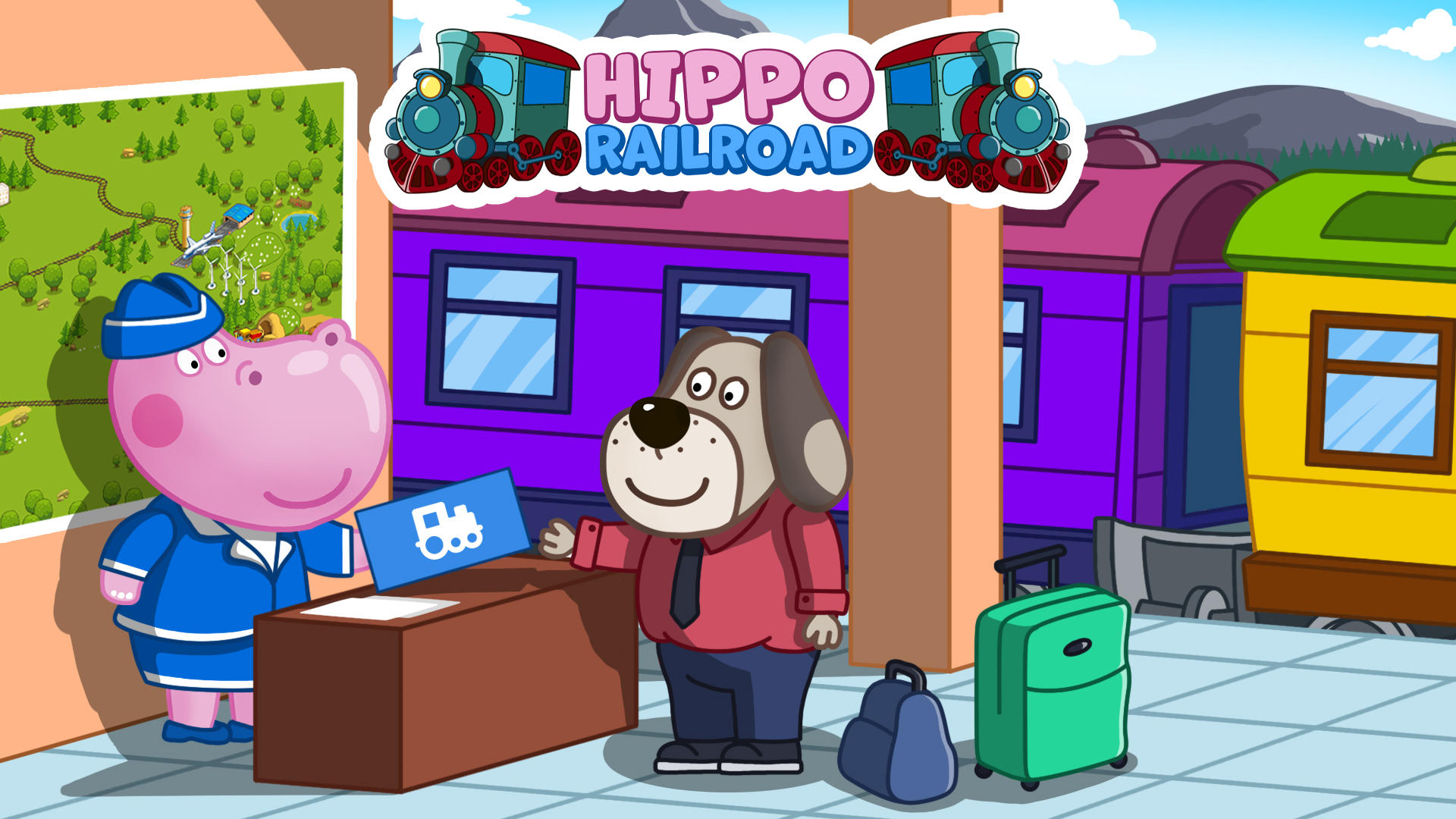 Hippo: Railway Station Game Screenshot