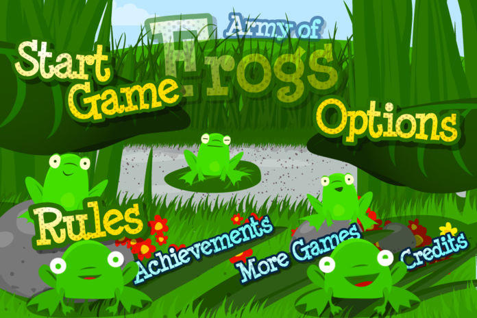 Army of Frogs HD Game Screenshot