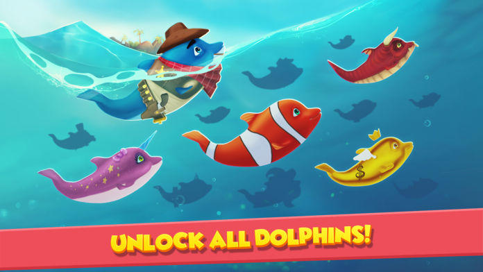 Dolphy Dash Game Screenshot