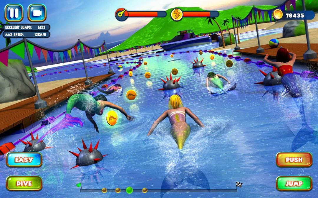 Screenshot of Mermaid Race 2019