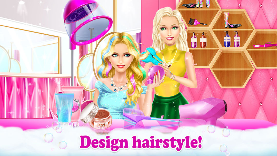 HAIR Salon Makeup Games 게임 스크린 샷