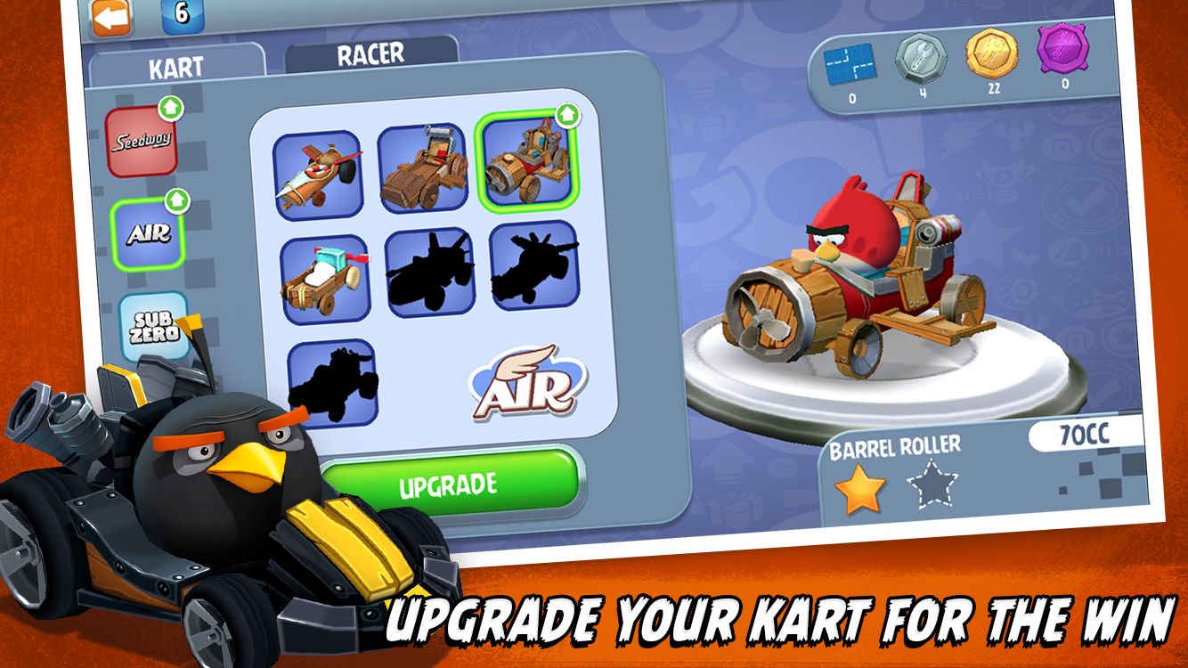 Screenshot of Angry Birds Go!