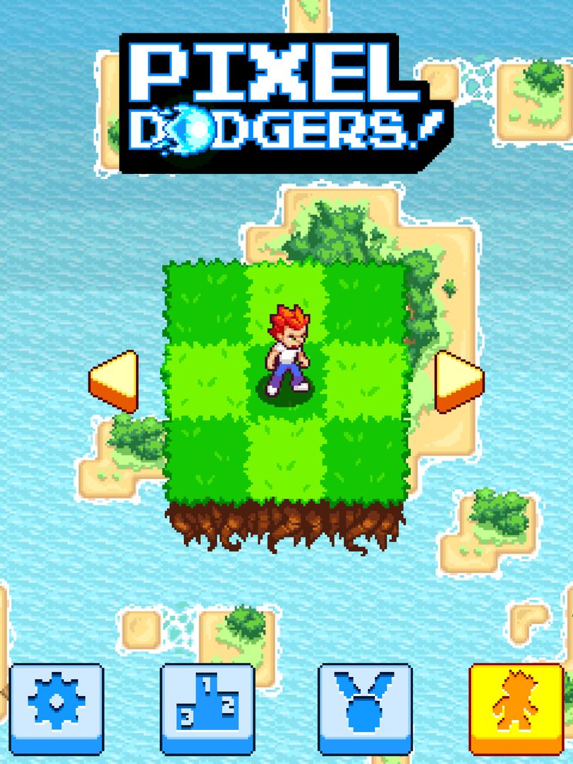 Screenshot of Pixel Dodgers