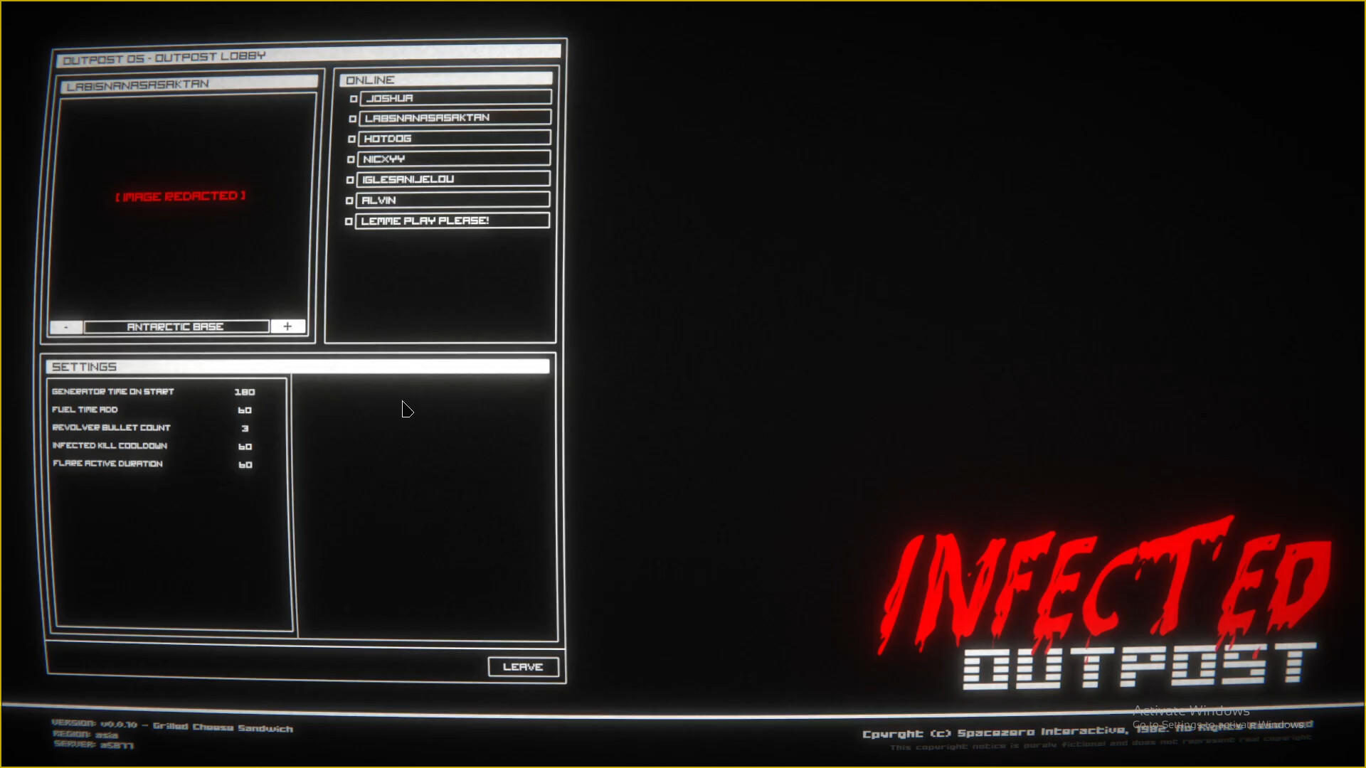 Infected: Outpostのキャプチャ