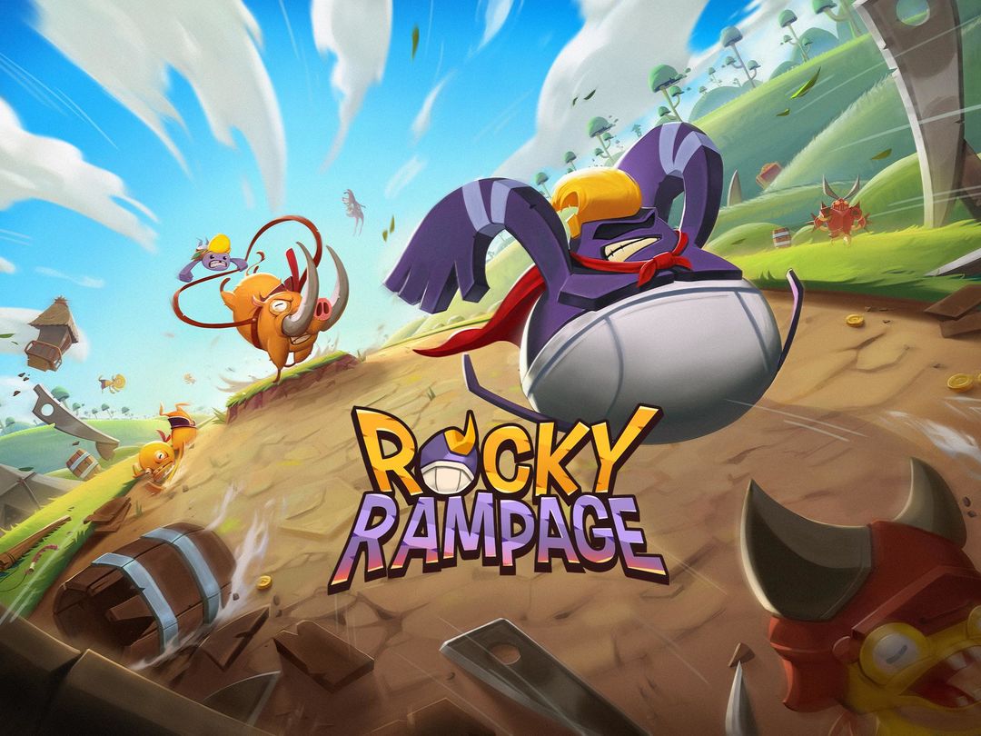 Screenshot of Rocky Rampage: Wreck 'em Up
