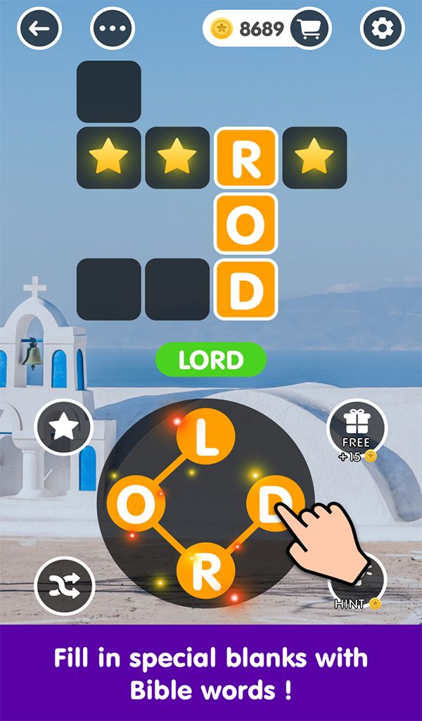 Screenshot of Bible Crossword - Daily Word Puzzles