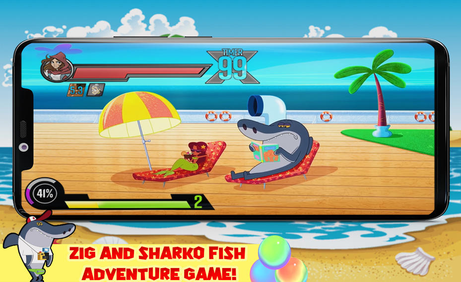 Zig & Sharko Skateboard Game android iOSTapTap