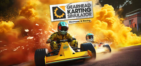 Banner of Gearhead Karting Simulator - Mekanik & Balap 