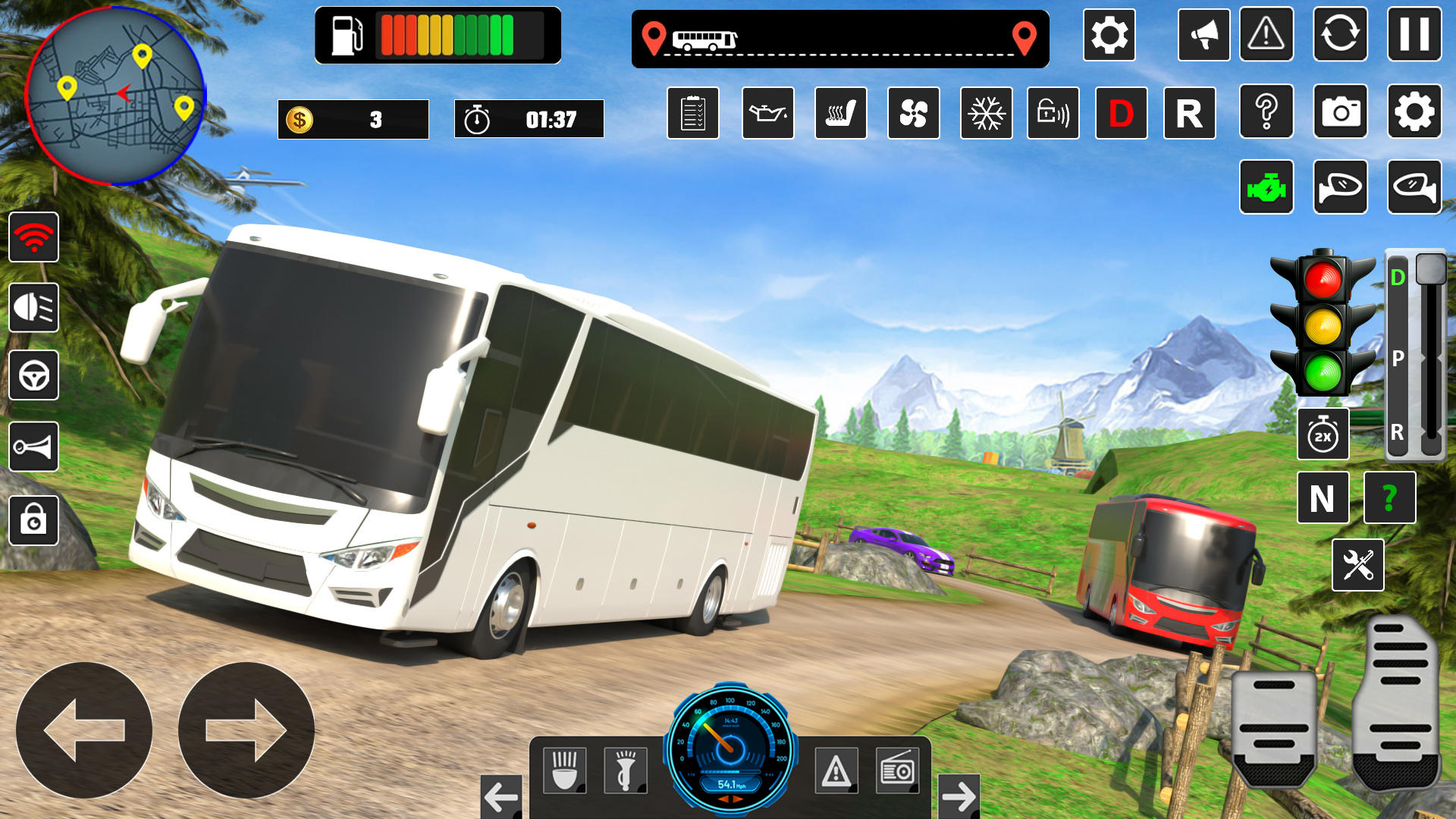 Captura de Tela do Jogo Bus Simulator & Jogo de ônibus