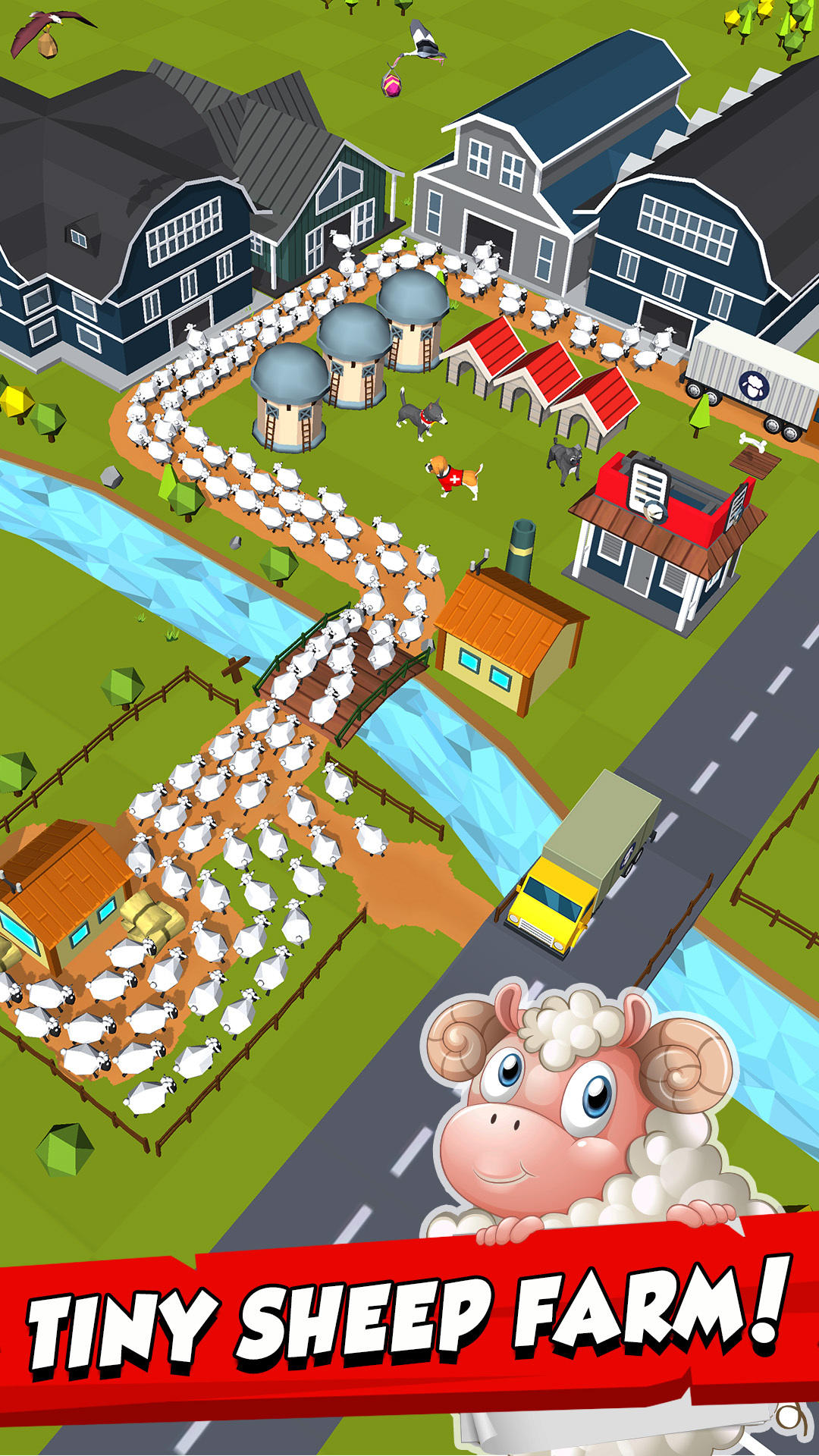 Tiny Sheep Tycoon - Idle Wool Game Screenshot