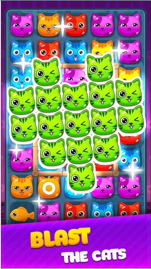 Screenshot of Pop Cat Bomb - Bubble Kitty Cute