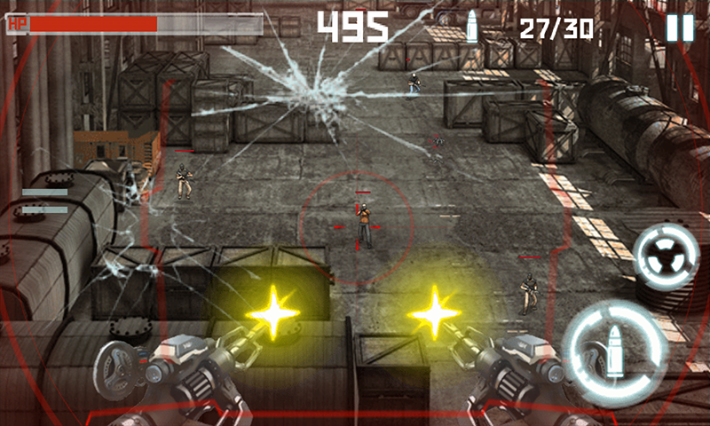 Robot Invasion screenshot game